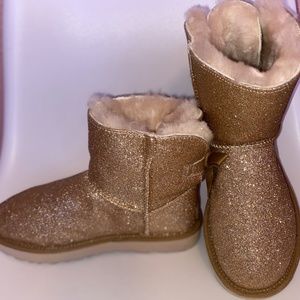 Gold Glitter UGG
